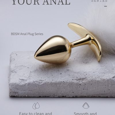 Plongez dans un Nouveau Monde de Plaisir avec Notre Plug Anale en Alliage avec une Queue d'Animale