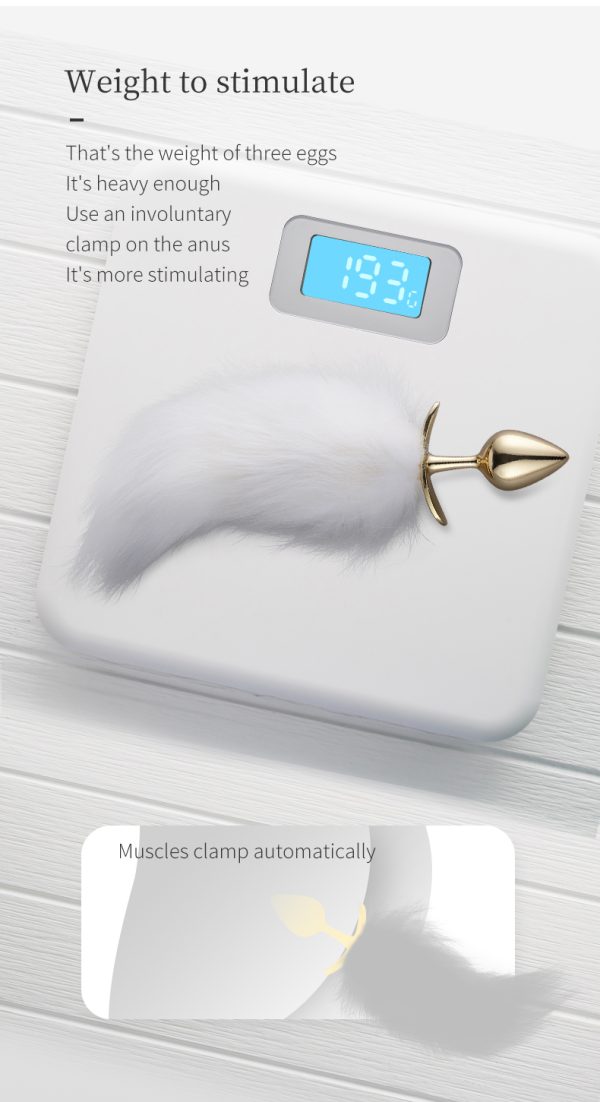Plongez dans un Nouveau Monde de Plaisir avec Notre Plug Anale en Alliage avec une Queue d'Animale