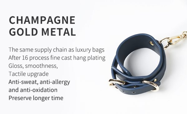 Découvrez l'Élégance Intense avec Nos Menottes en Cuir "Leather Handcuffs" par Roomfun