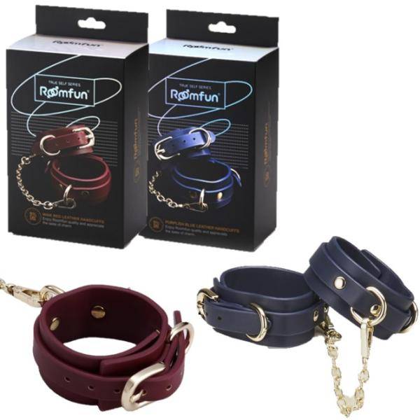 Découvrez l'Élégance Intense avec Nos Menottes en Cuir "Leather Handcuffs" par Roomfun