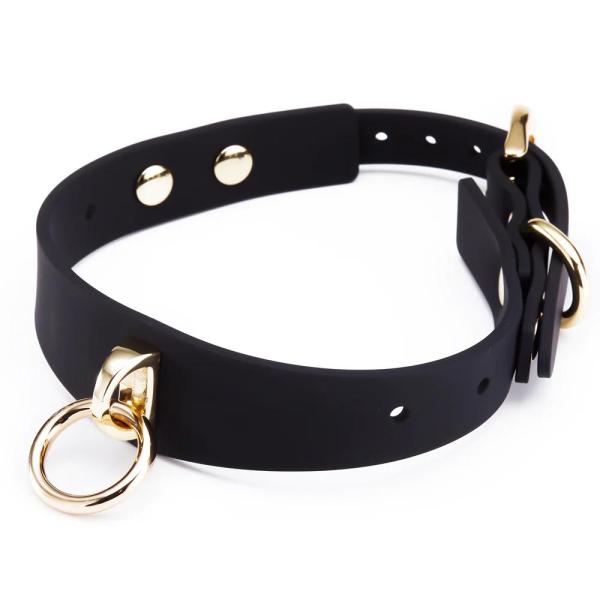 Découvrez l'élégance inégalée du Collier en silicone avec Laisse de Roomfun.
