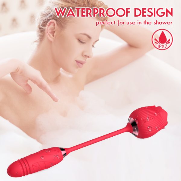 Découvrez l'Ultimate Rose : Le Plaisir Sensuel Réinventé avec un Vibromasseur et un Thruster Téléscopique