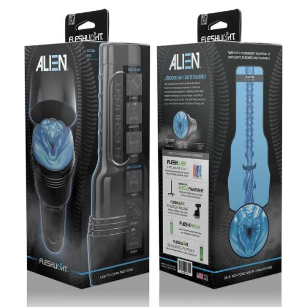 Plongez dans l'Étrange Plaisir de la COLLECTION FREAK avec le mastrbateur Alien de Fleshlight