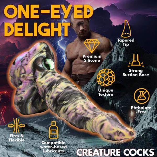 Explorez le Plaisir Mystique avec le gode Cyclops Monster de la collection Creature Cocks