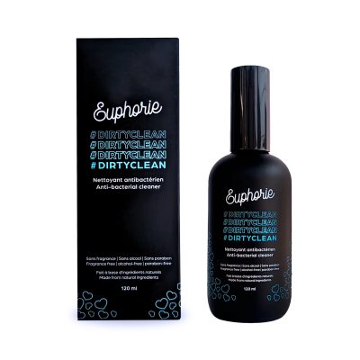 Préservez la qualité de vos jouets érotiques avec la formule délicate #DIRTYCLEAN de Euphorie