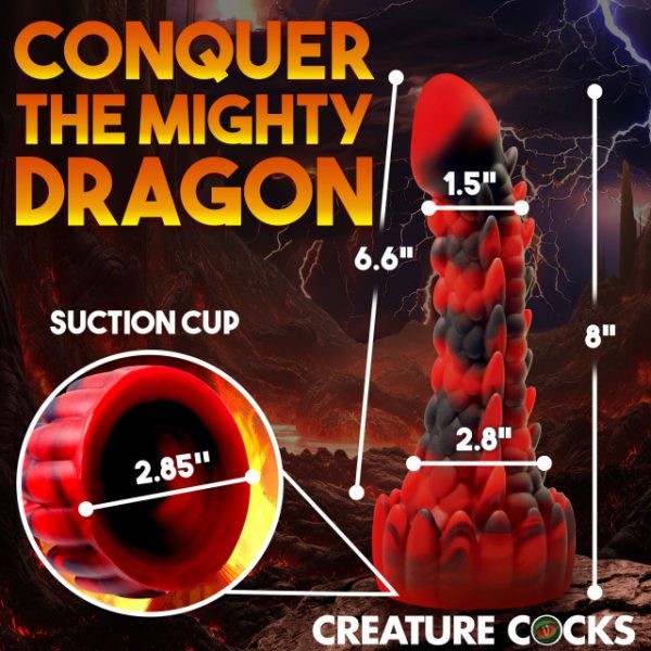 Découvrez le Gode Demon Rising Scaly Dragon de Creature Cocks