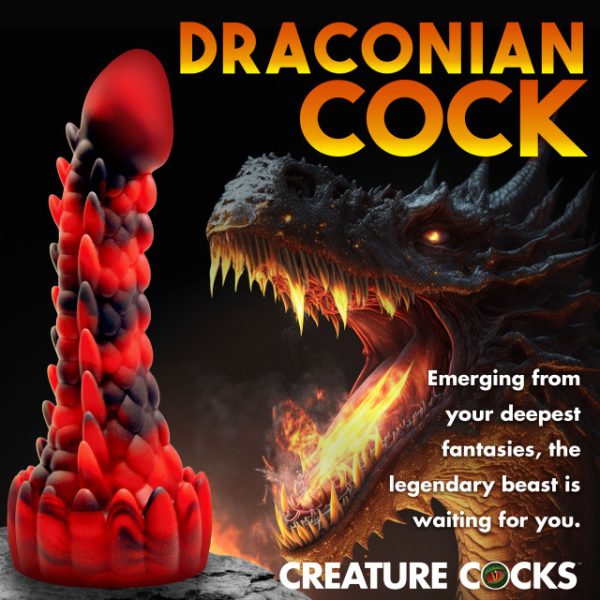Découvrez le Gode Demon Rising Scaly Dragon de Creature Cocks