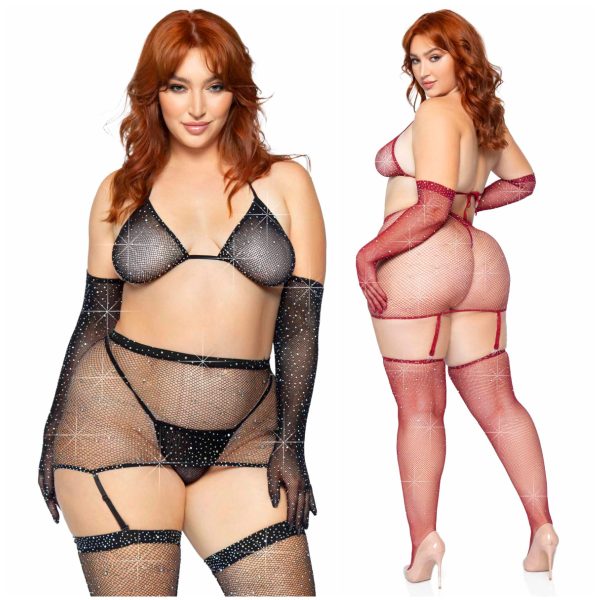 Ensemble 5pcs - 81617X - Grande Taille - Leg Avenue