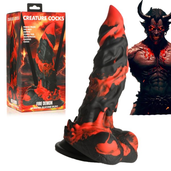 Découvrez le Fire Demon Monster de Creature Cocks : Votre Aventure Sensuelle en Enfer