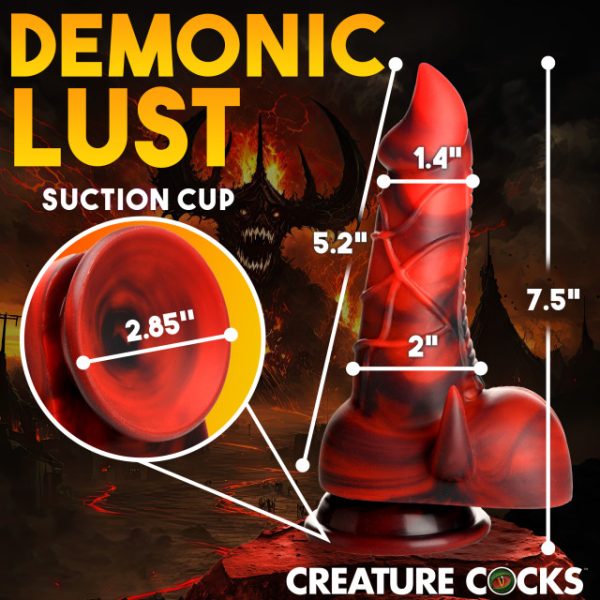 Plongez dans l'expérience infernale du Gode Horny Devil Demon de Creature Cocks !