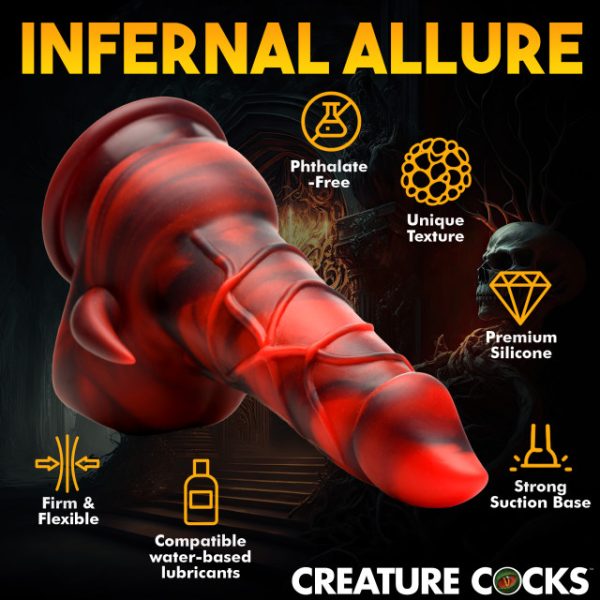 Plongez dans l'expérience infernale du Gode Horny Devil Demon de Creature Cocks !