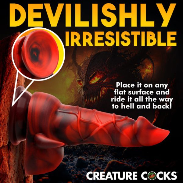 Plongez dans l'expérience infernale du Gode Horny Devil Demon de Creature Cocks !