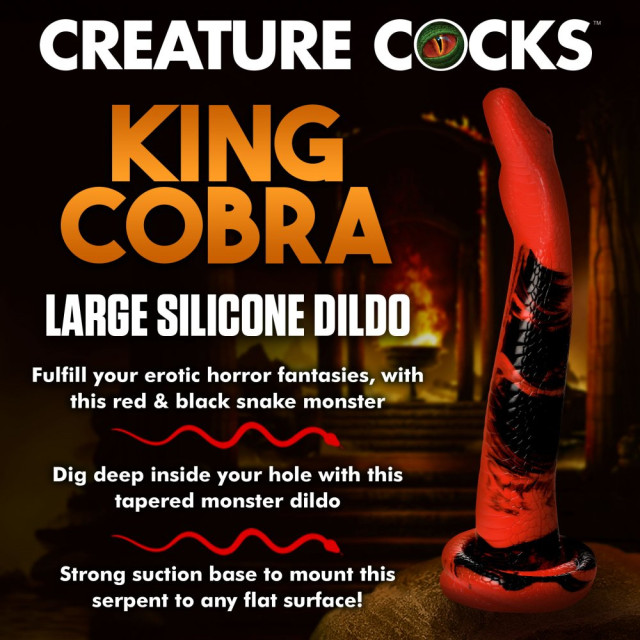 King Cobra Large de Creature Cocks : Le Plaisir à l'État Pur