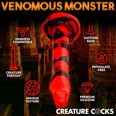 King Cobra Large de Creature Cocks : Le Plaisir à l'État Pur