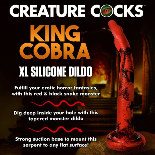 King Cobra X-Large de Creature Cocks : L'Extase en Silicone