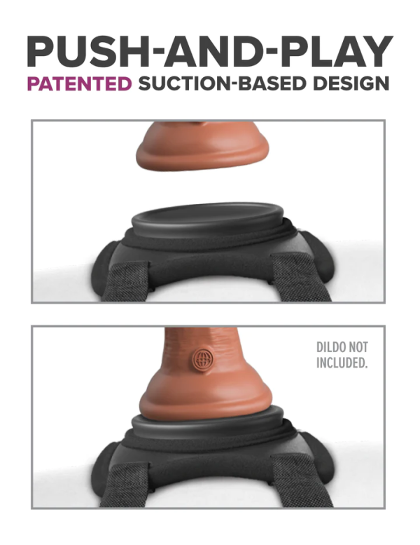 Le Harnais de Cuisse Lap Strap de la Collection Body Dock de Pipedream