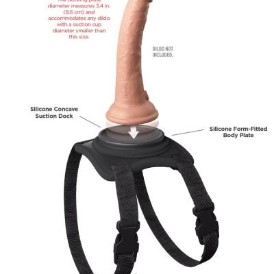 Le Harnais de Cuisse Lap Strap de la Collection Body Dock de Pipedream