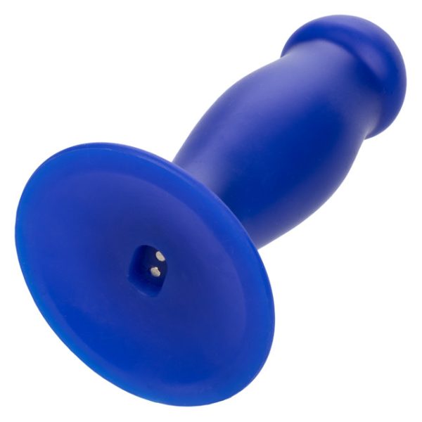 Laissez-vous emporter par la plug anale Liquid Silicone Vibrating First Mate de la Collection Admiral de CalExotics.