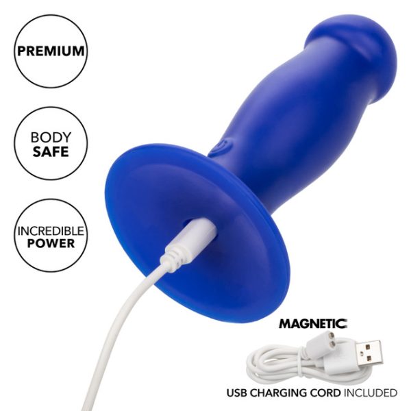 Découvrez la plug anale Liquid Silicone Vibrating First Mate de la Collection Admiral de CalExotics