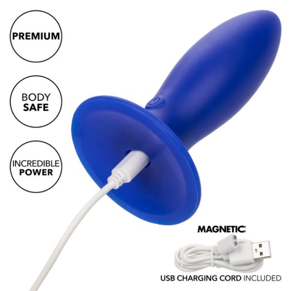 Plongez dans des sensations sans précédent avec notre la plug anale Liquid Silicone Vibrating Torpedo de la collection Admiral de CalExotics