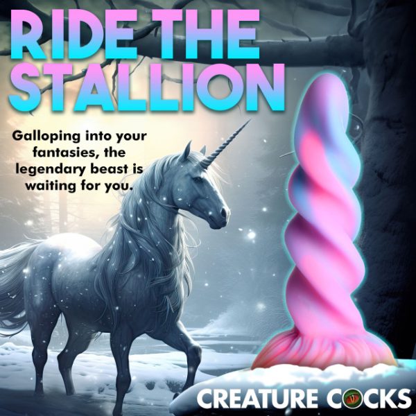Le Moon Rider de Creature Cocks - Le gode de Fantaisie qui Brille dans le Noir