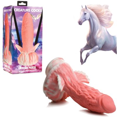 Explorez Vos Fantasmes avec le Dildo Pegasus Pecker Winged de Creature Cock