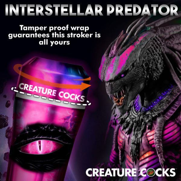 Plongez dans le plaisir avec le Masturbateur Predator de Creature Cock !
