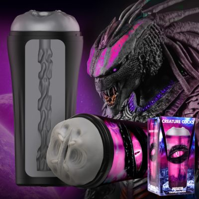 Plongez dans le plaisir avec le Masturbateur Predator de Creature Cock !