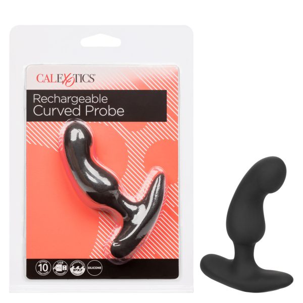 Plongez dans un plaisir décuplé avec la Sonde Rechargeable Curved Probe de CalExotics,