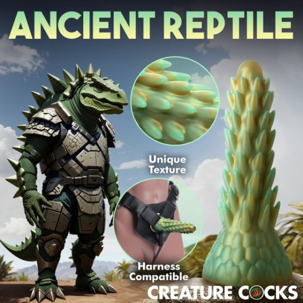 Stegosaurus Spiky Reptile : Un Plaisir Texturé en Silicone