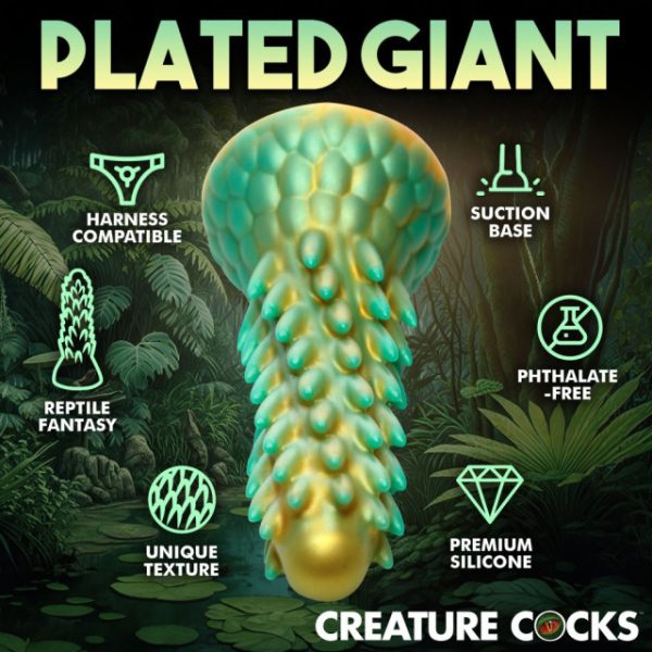 Stegosaurus Spiky Reptile : Un Plaisir Texturé en Silicone
