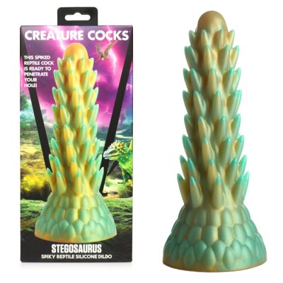 Stegosaurus Spiky Reptile : Un Plaisir Texturé en Silicone