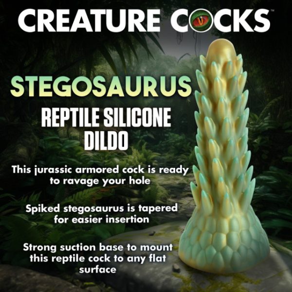 Explorez un Nouveau Monde Sensuel avec Stegosaurus Spiky Reptile