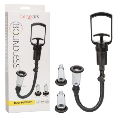 Boundless Body Pump Kit - Un outil d'aspiration personnalisée pour des expériences intimes inégalées. Choisissez votre taille, contrôlez l'intensité, nettoyez facilement. Libérez le plaisir!