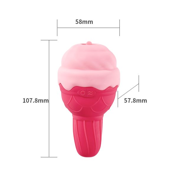 Découvrez le Jouet clitoridien Ice Cream Wand de la Collection Clit Magic