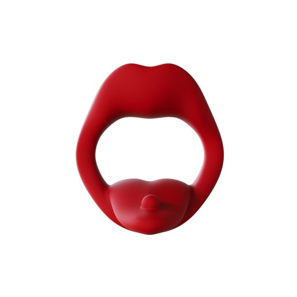 L'anneau Licking Tongue Power Ring offre deux moteurs puissants, Bluetooth, étanchéité, charge magnétique, et silicone médical sûr.