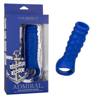 Découvrez un océan de plaisir avec l'Admiral™ Liquid Silicone BEDDED Extension. Un agrandisseur surdimensionné en silicone liquide, étanche et sans phtalate, conçu pour maximiser l'excitation et le soutien.
