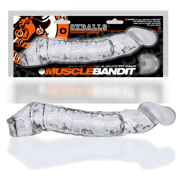 Muscle Bandit par OxBalls, un cocksheath discret en FlexTPR offrant confort et sensations.