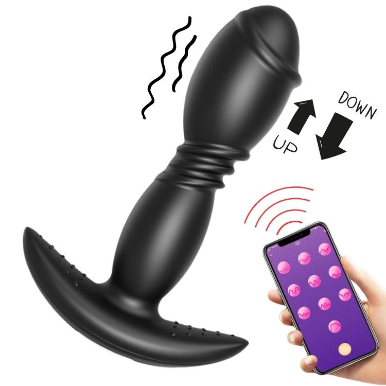 P-spot Thumper CNT – masseur prostatique Bluetooth noir