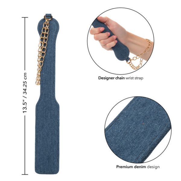 "Élevez Vos Sensations avec la Paddle de la Collection Ride 'em Premium Denim!"