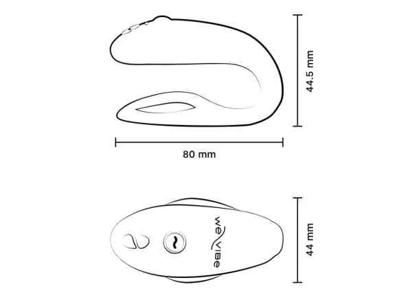 Portez le Sync O Sans Effort Vibrateur de couple rechargeable en silicone
