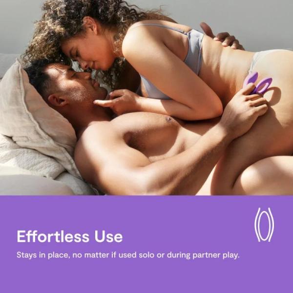 Portez le Sync O Sans Effort Vibrateur de couple rechargeable en silicone