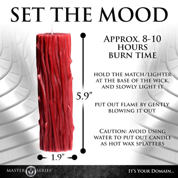La chandelle BDSM "Thorn Drip" de Master Series