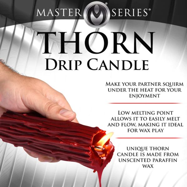 "Thorn Drip" de Master Series : Éclairez Vos Plaisirs BDSM avec Style!