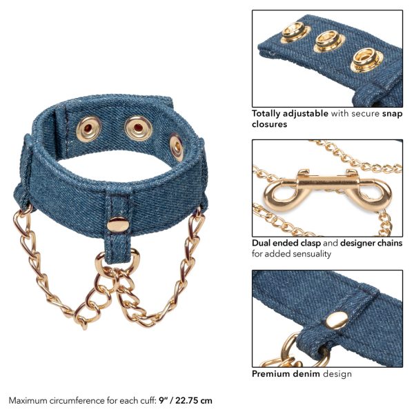 Les Menottes Ride 'em™ Premium Denim sont l'accessoire idéal