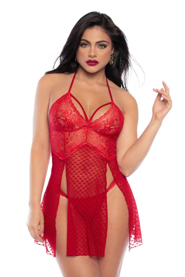 Babydoll en Mesh - 7506 - Mapalé – Image 2