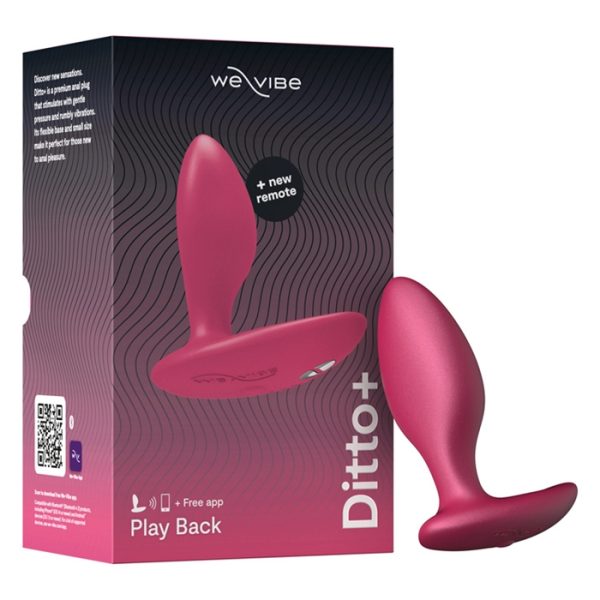 Contrôlez votre plaisir avec Ditto+ - Télécommande et application incluses!