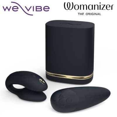 Coffret Golden Moments X Womanizer Premium 2 et We-Vibe Chorus