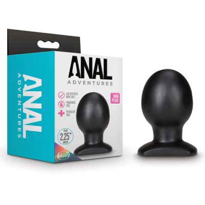 "Orb Plug - L'aventure commence avec une silhouette élégante en PVC noir."