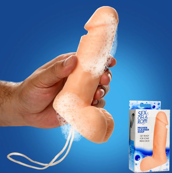 "Dévoilez le Pecker Soap, le savon coquin qui apporte une touche d'humour à votre routine de nettoyage. Un cadeau gag parfait pour vos amis malicieux!"